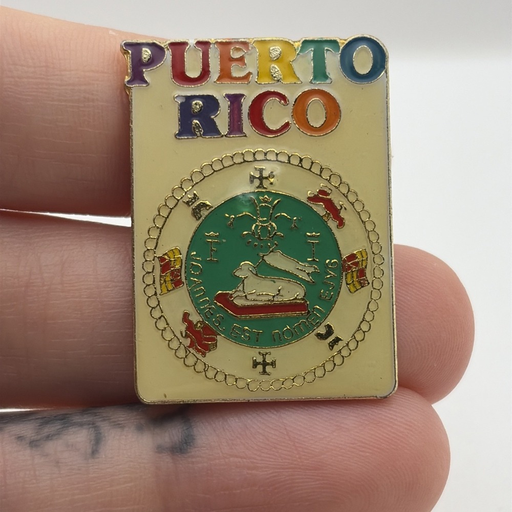 Puerto Rico Travel Souvenir Lapel Hat Pin